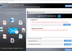 Aryson PST Importer Tool screenshot