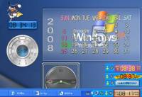 3D Tray Clock Ex. screenshot