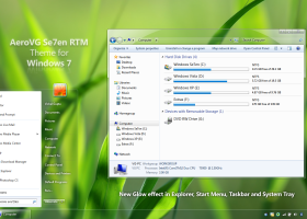 AeroVG Se7en for Windows 7 screenshot