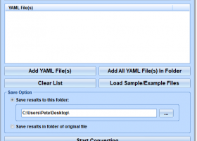 YAML To JSON Converter Software screenshot