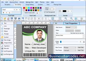 Free ID Badge Designing Software screenshot