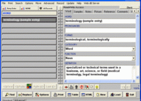 Dictionary Organizer Deluxe screenshot