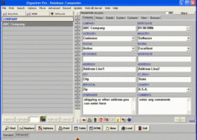 Contact Organizer Pro screenshot