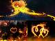 Burning Hearts Animated Wallpaper