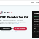 Create PDF in C#
