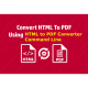 VeryUtils HTML to PDF Converter Command Line