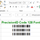 PrecisionID Code 128 Fonts