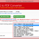 Convert Outlook Message format to PDF online