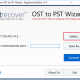 Outlook data file OST import to PST